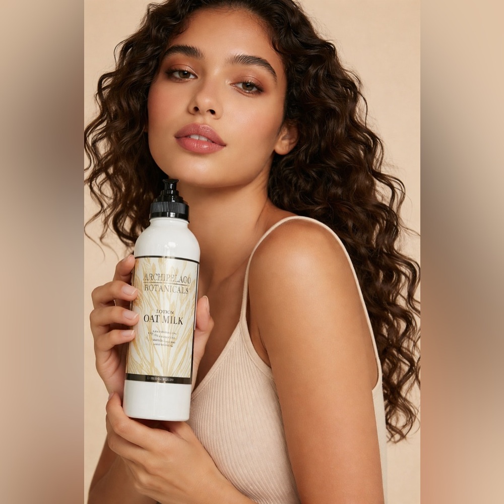 Archipelago Botanicals Oat Milk Moisturizer - White and Black